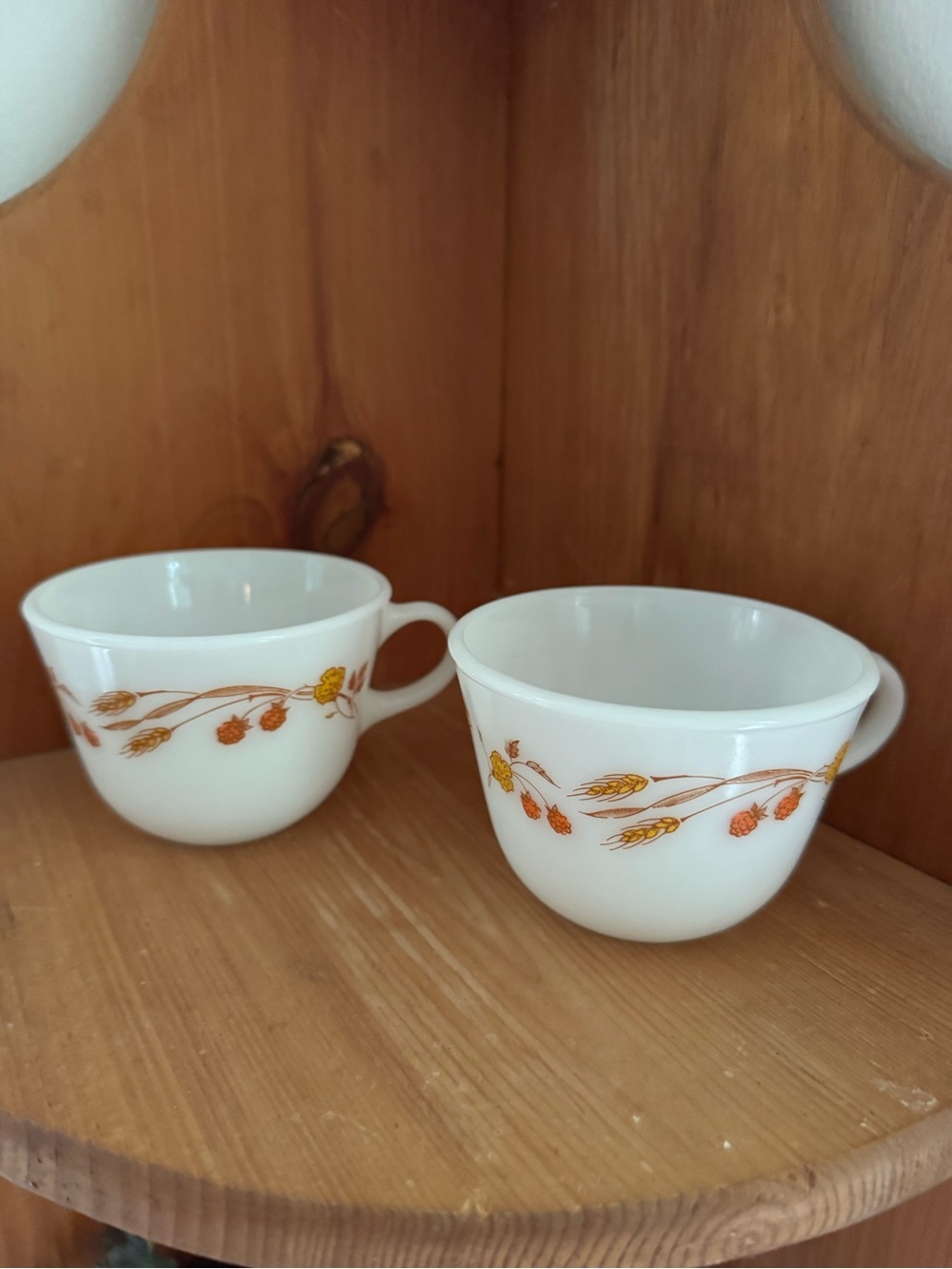 Pyrex harvest Home coffee cups – set of two